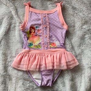 Disney’s Sophia the First Swimsuit Size 4